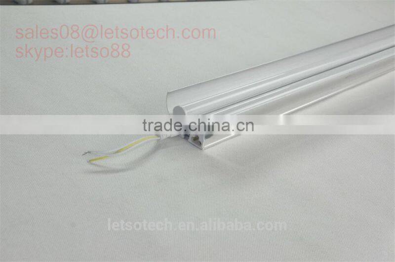 2016 good price 9w 18w 24w 36w 48w led tube light t5 1000lm 600mm 1200mm 1500mm 4ft double sided led tube with milky cover
