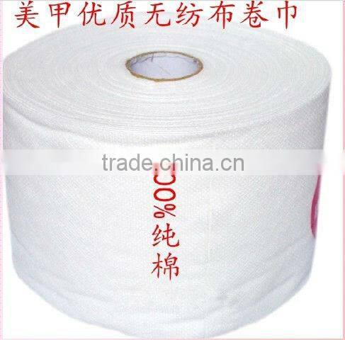 Colorful non-woven fabrics Nail Wrap Roll nail wipes nail remover