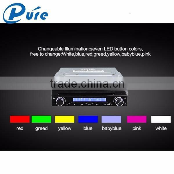 Hot selling good quality car multimedia 1 din car dvd player with touch screen