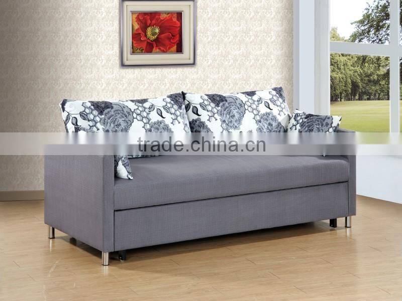 Fabric sofa bed furniture with fashion design sofabed
