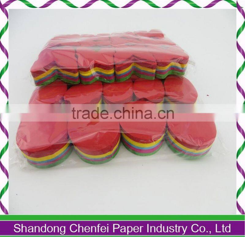 Festival celebration paper confettis colored paper confettis , round, circle , heart shaped confettis