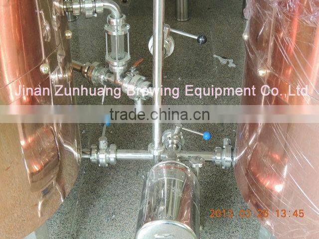 1000l red copper mash tun brewery CE OEM factory