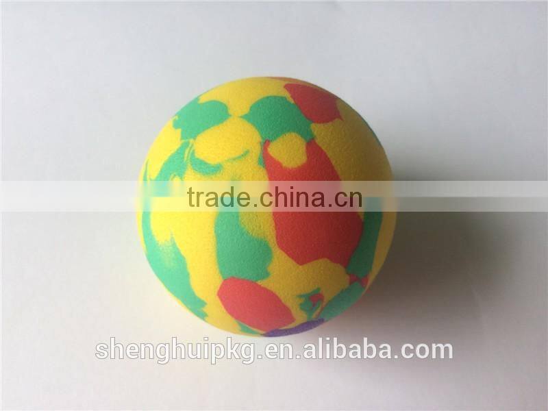 Mixed color eva foam toy ball gun eva foam ball eva foam bouncy ball