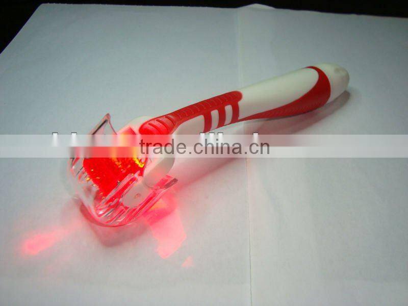 LED Microneedle dermaroller,micro needle dermaroller,skin lifting roller.CE marked