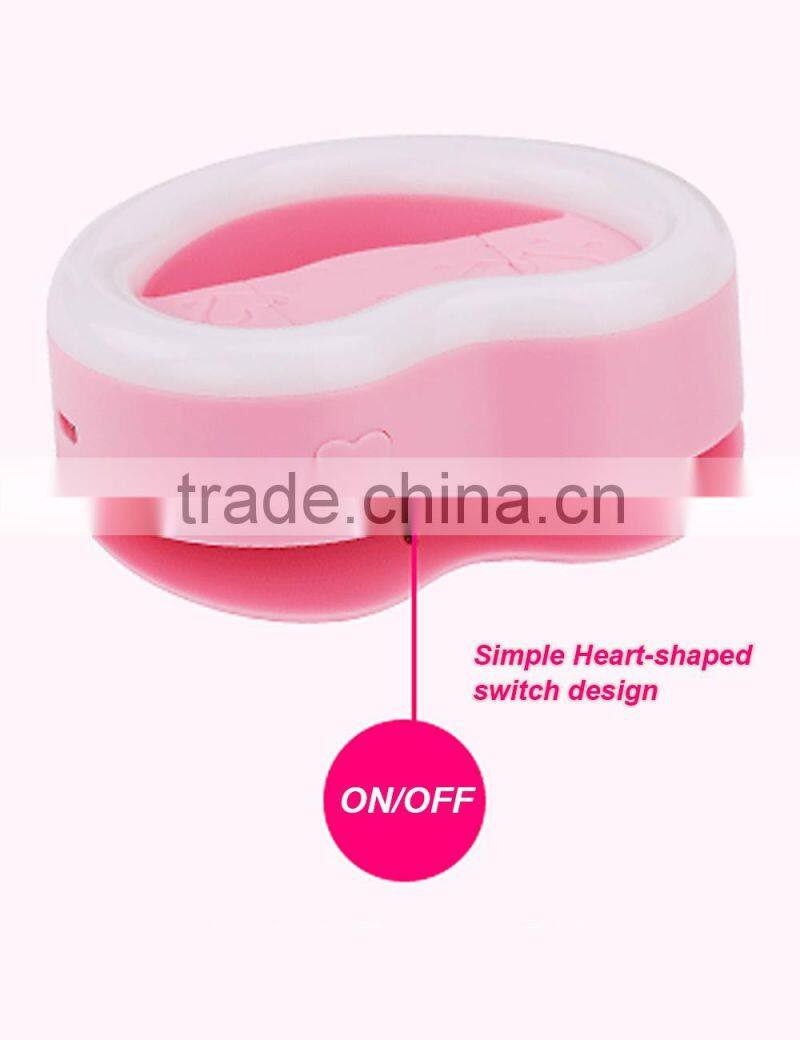 Selfie Ring Light LED Fill Light 3W Cellphone Photo Spot Light 23 LED Charging Portable Selfie Flashlight With Makeup Mirror