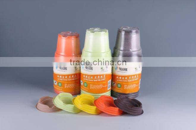 Bioplastic flower pot