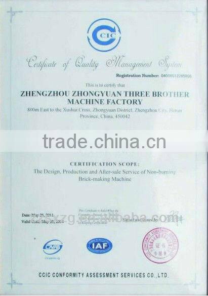 2013 special discount full automatic building machinery concrete bricks making machine