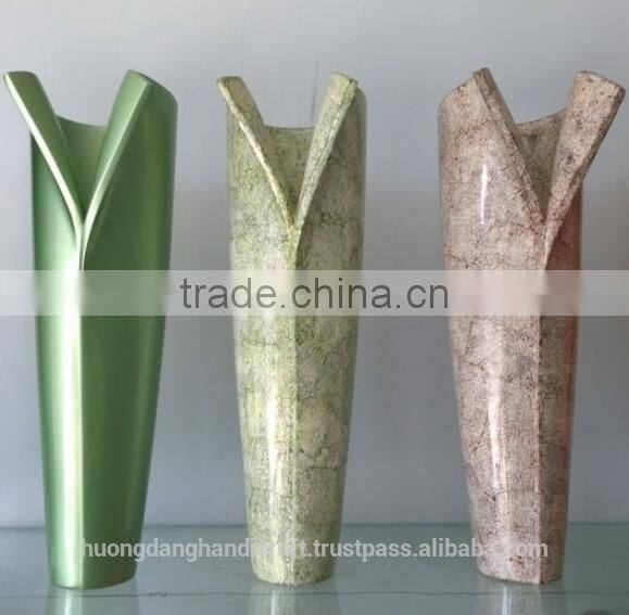 Handmade Flower Ceramic Vase from traditional village Viet Nam