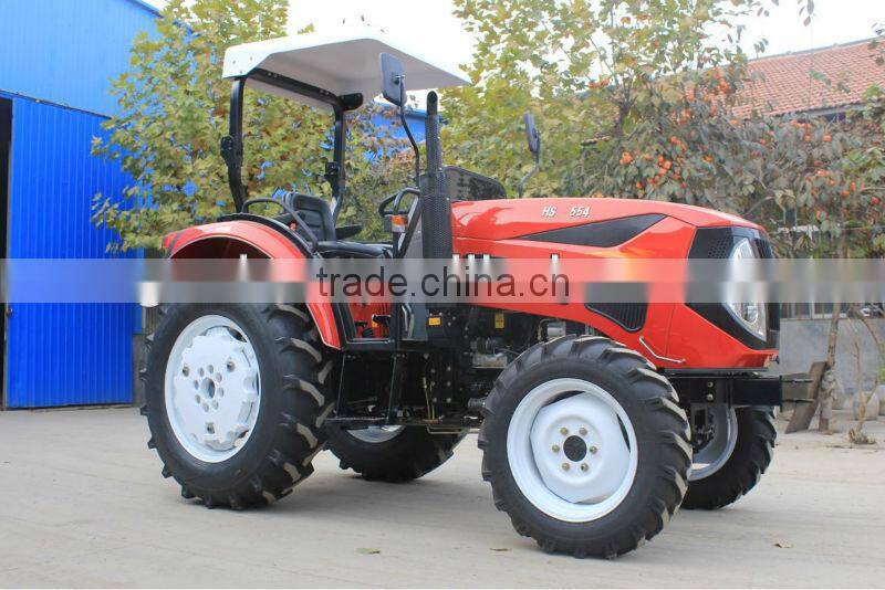 China new middle farm tractor, 50/55/60HP 4WD with ROPS, sunshade