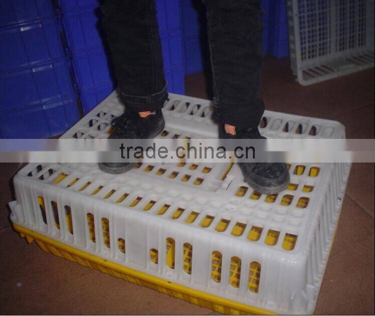 high quality plastic chicken/poultry transport cage for sale