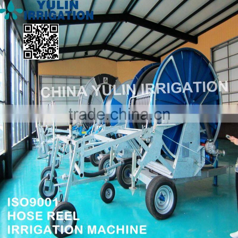 High Efficient Energy-saving Water Turbine Hose Reel Boom Irrigation /Whatsapp:0086-13604256547