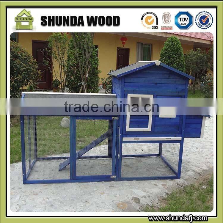 SDC012 Wood Chicken Coop Wire folding Egg Layer Poultry Backyard Cage