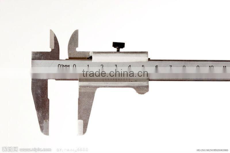 Stainless steel vernier caliper with fine adjustment