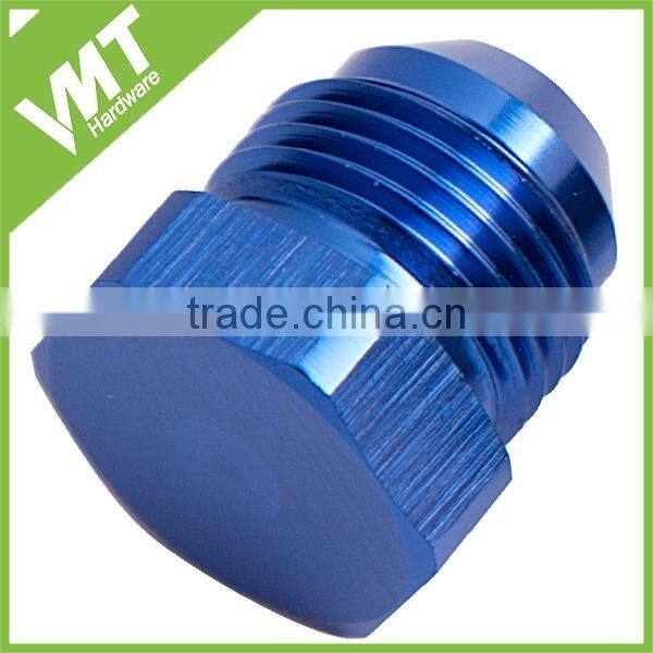 Car performance Flare Plug Male Nut 8 AN Block Off Cap Fitting Black