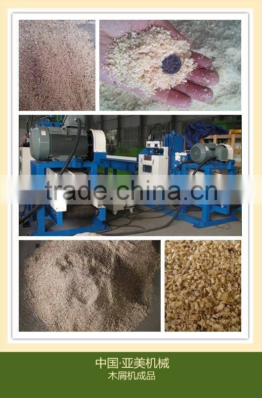 Korea Technology!! Wood Log Sawdust Machine