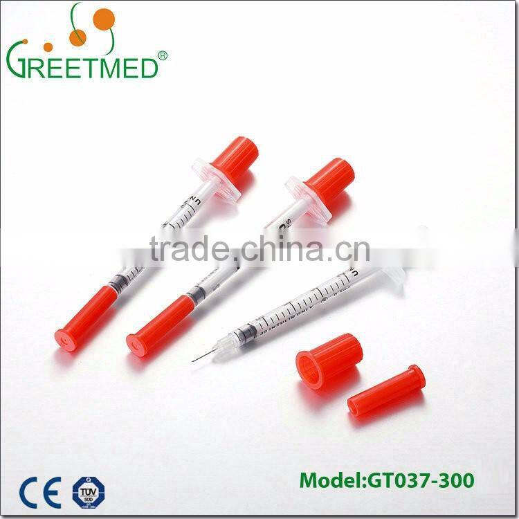 Greetmed Insulin Syringe Insulin Syringe 0.5ml Disposable Safety Insulin Syringe
