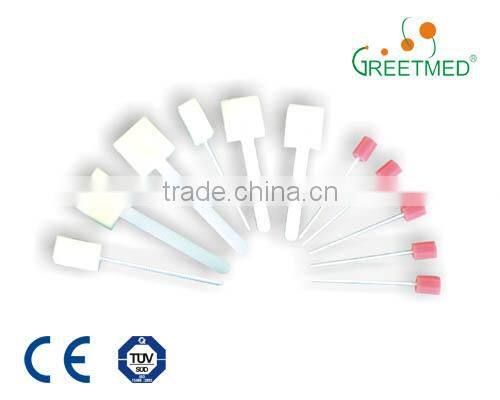 disposable sponge cleaning stick medical sponge stick