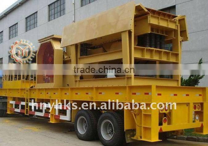Mobile stone Jaw Crushing Plant-2011 Hot on Sale