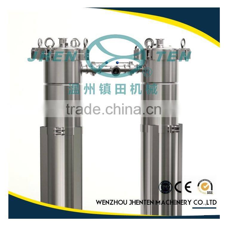 Low price industrial-grade precision sanitary tubular vertical filter housing