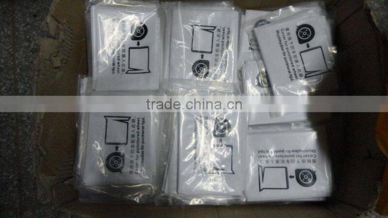 HDPE/ LDPE White plastic flat tyre bag