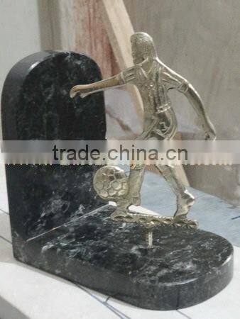 DECORATIVE MARBLE BOOKENDS