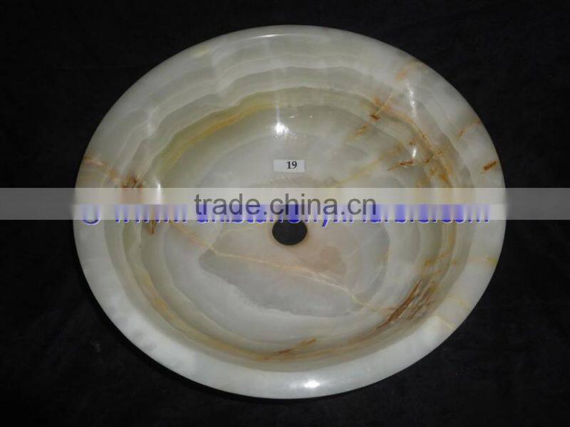 Top Quality WHITE ONYX SINKS BASINS COLLECTION