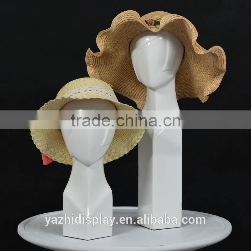 Wholesale fabric and chrome silver mannequin head for hat display