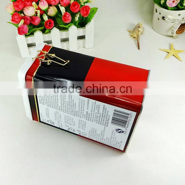 factory sale airtight good quality coffee rectangular tin box