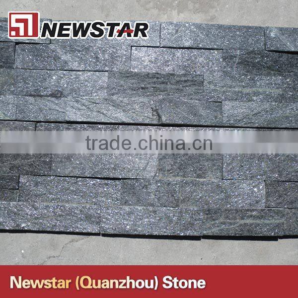 Black quartzite culture stone
