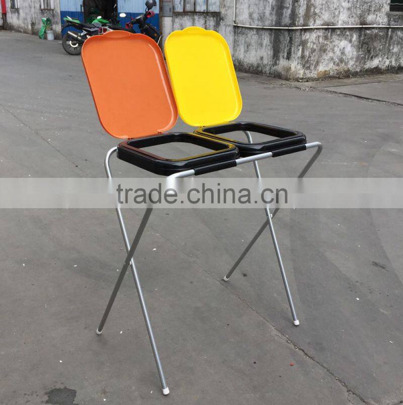 Vivinature Convenient double Garbage Bag Holders for Trash Bag Rack Rubbish Bin Portable Plastic Car Trash Bag Frame Holder