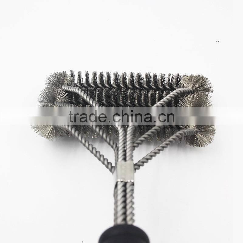18 inch Steel wire grill brush, Stainless steel cleaning brush mat