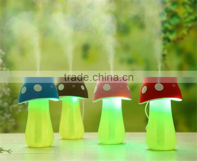 CT-738 Mini USB Humidifier Mushroom humidifier nightlights Humidifier water bottle