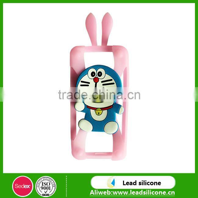 3D Cartoon Cute Silicone Mobile Phone Case/Silicone Phone Cover