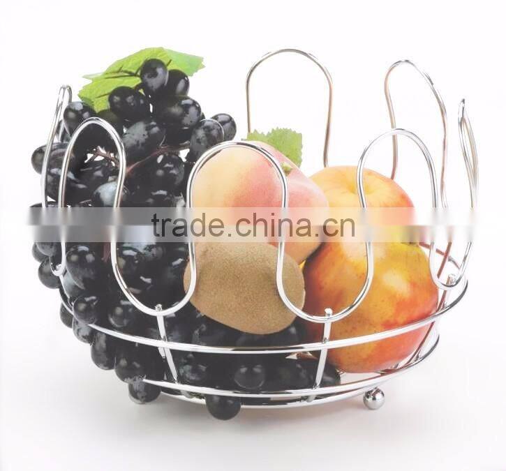 Metal Fruit Basket,Bread Basket,Wire Fruit Holder