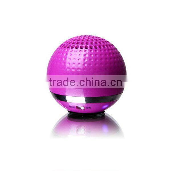 Golf ball shape cute mini bluetooth speaker wireless bluetooth speaker