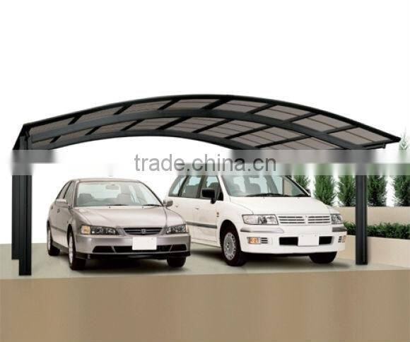 2014 polycarbonate sheet double carport car shelter