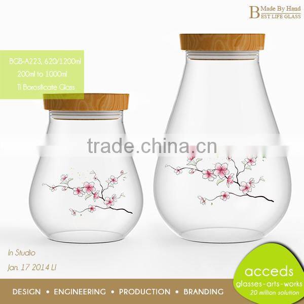 Promotional New Design Glass Jar Set