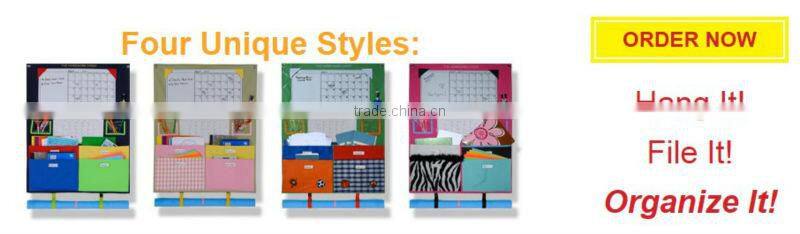 Multi-functional stationery homework folder Multifunctional Homework Caddy Storage Bag For Kid Stationery Storage Bag