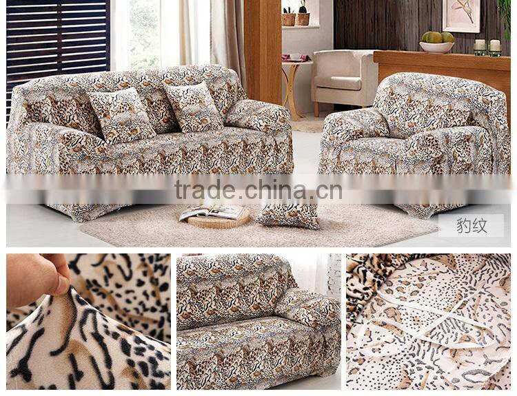 wholesale quality Autumn winter elastc flannel fabric protective sofa cover LQ-SC100