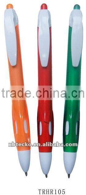 Promotional plastic ball point pen with halloween logo