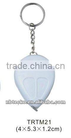 Cute mouse shaped measuring tape key chain