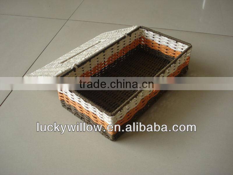 fashin creative tissue box made by paper string(manufacture)
