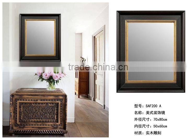 Hand Carved Decorative Wood Mirror Frame Moulding