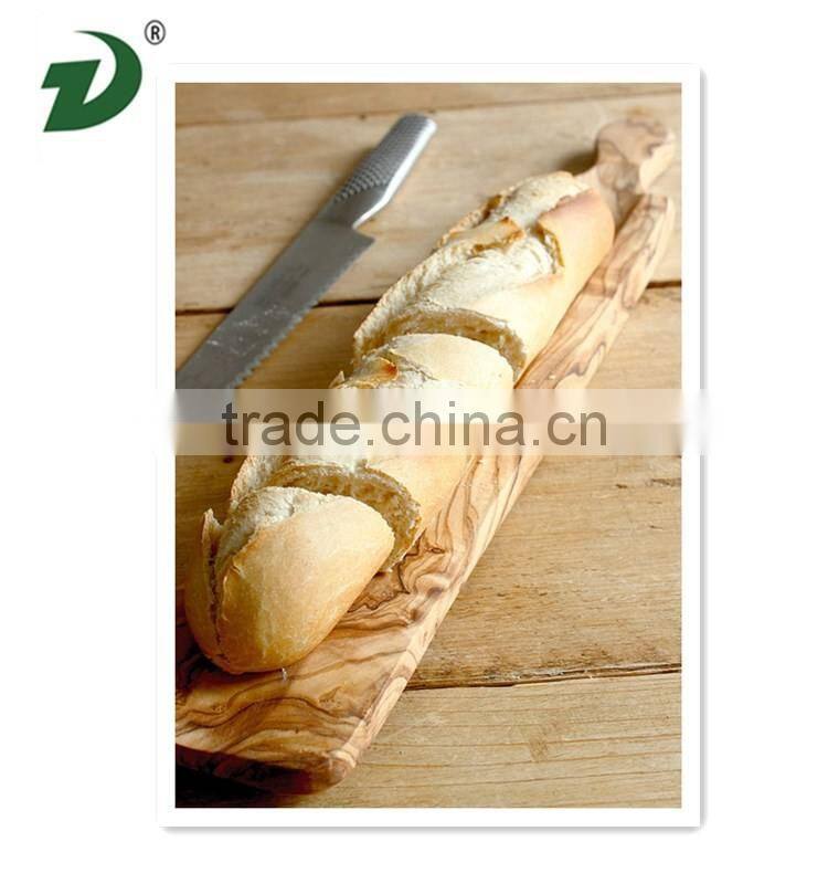 healthy and natural wood chopping cutting board/ salami