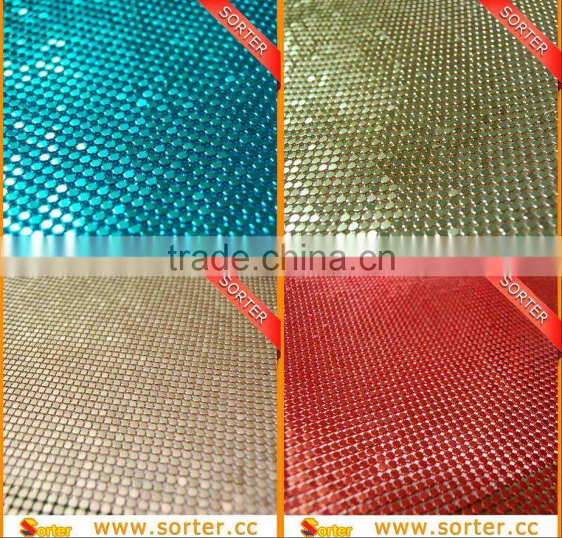 Hot sale metal fabric sequin cloth for dividers and curtains