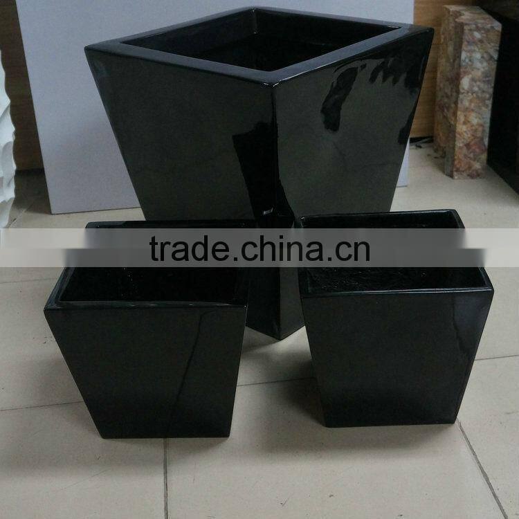 Big fiberglass flower pot