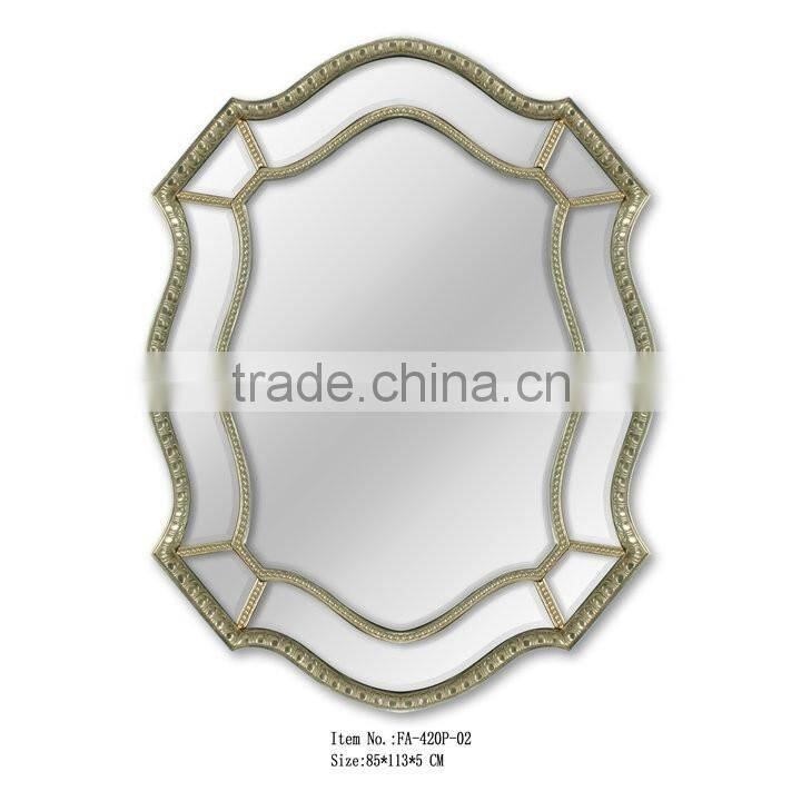 Baroque Mirror Frame Irregular Bathroom Mirrors