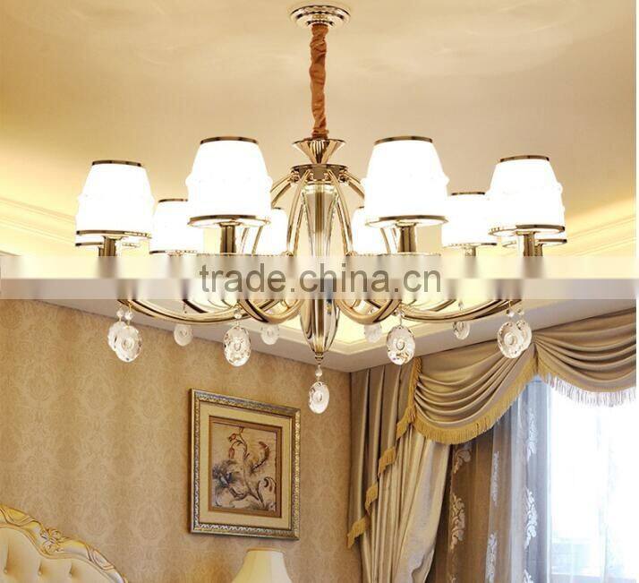 M961 Momoda elegant European Crystal modern living room bedroom lighting chandelier pendant lamp
