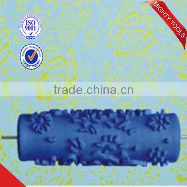 TEXTURE PAINT ROLLER WITH DECORATE MACHINE SOFT RUBBER PATTERN PAINT ROLLER