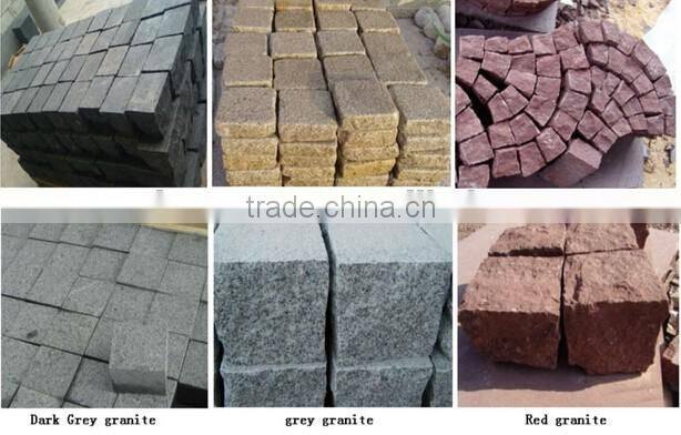 Stone paver,Granite paving stone,cubestone with kinds of colors